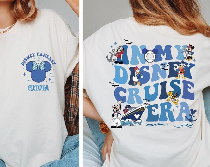 Custom Name In My Disney Cruise Era Shirt, Disney Family Cruise Shirt, Disney Cruise Shirt, Walt Disney World, Disney Family Vacation, BP