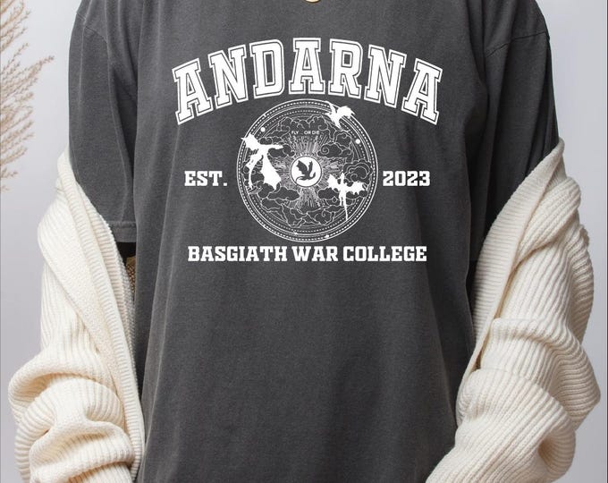 Andarna Fourth Wing Comfort Colors Shirt, Basgiath War College Shirt, We Do Not Eat Our Allies, Personalized Andarna Tee, Dragon Rider Shirt
