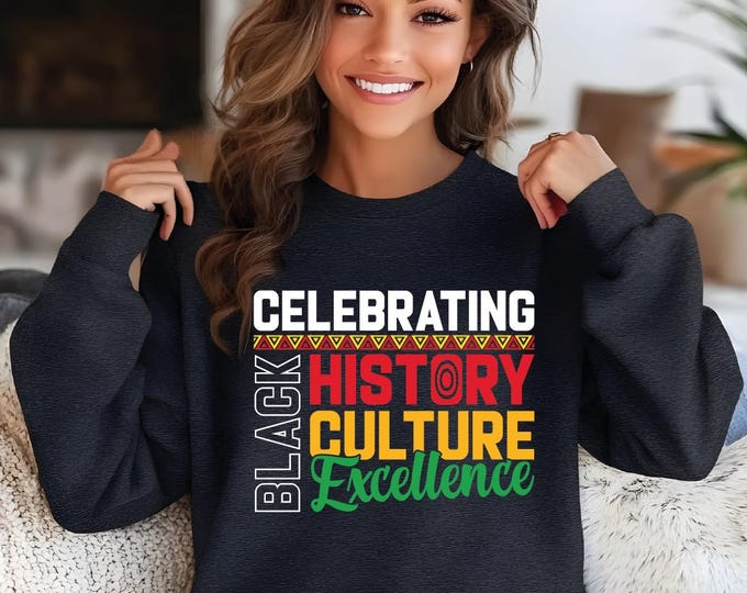 Celebrating Black History Sweatshirt, Black History Month Sweater, Honoring Hoodie, Inspiring Sweater, Human Rights Matter Sweatshirt