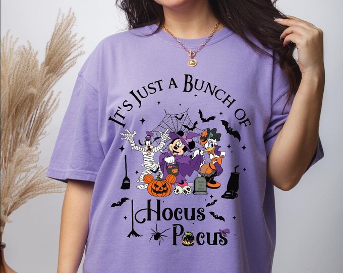 Mickey and Friends Halloween Shirt, Disney Halloween Shirt, Hocus Pocus Shirt, Spooky Season Shirt, Disney Pumpkin Shirt, Disney Spooky Tee