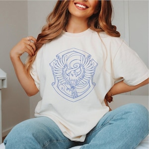 Personalized Blue House Shirt, Wizard School Shirt, Wizard House Tshirt, Universal Studios Shirt, Magic School Shirt, Magical School, Rvnclw