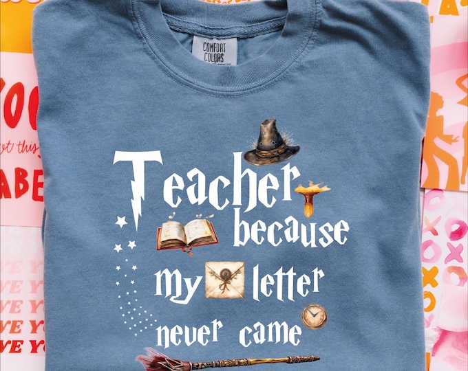Comfort Colors Wizard Teacher Shirt: Back To School Gift