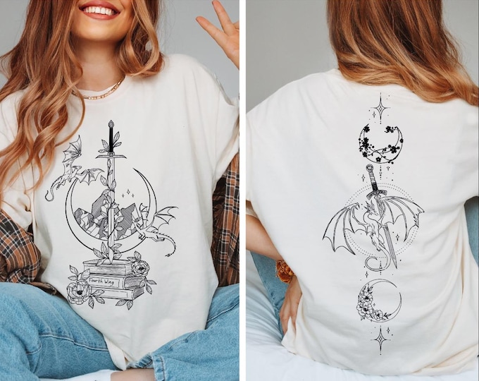 Fourth Wing Shirt, Dragon Rider Shirt, Basgiath War College Shirt, The Empyrean Series, Violet Sorrengail Fantasy Book, Bookish Merch, BP