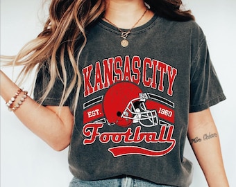 Kansas City Football Shirt, Kansas City Shirt, Kansas City Football Team Shirt, Kansas City T shirt, Kansas City Retro Style Shirt