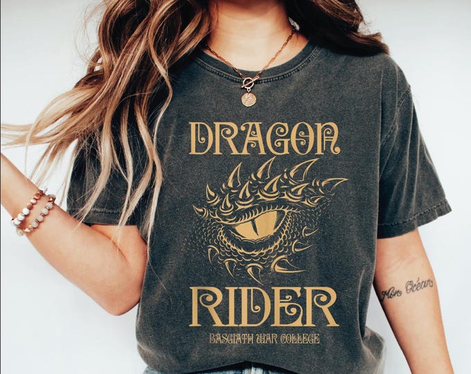 Dragon Rider Shirt, Basgiath War College Fourth Wing Comfort Colors, Dragon Eyes Shirt, Xaden Riorson, Violet Sorrengail, Enemies to Lovers