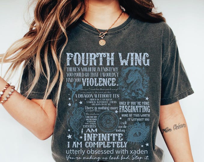 Fourth Wing Dragon Rider Shirt, Violet Sorrengail, Romantasy, Dragon Rider Tee, Fly or Die, Violent Little Thing, Basgiath War College Shirt