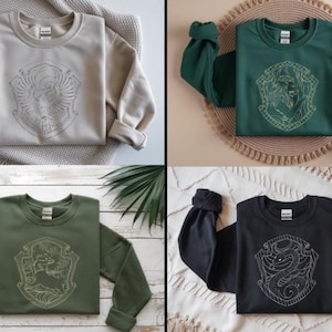 Custom Wizard House Sweatshirt: Magic School Unisex Hoodie