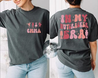 In My Nutcracker Era, Sugar Plum Fairy Dance Shirt, Pink Ballet Tee | Comfort Colors Cotton, Kids-Adult S-3XL