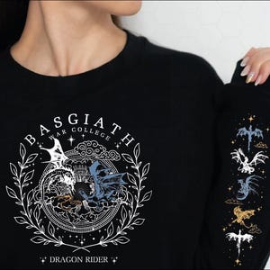Basgiath Dragon Rider Sweatshirt: Bookish Romantasy Fandom Merch