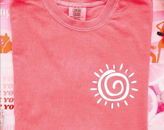 Comfort Colors Sun T-Shirt, Beach Shirts, Gift For Woman, Women Summer Shirt, Beach Shirt, Gift for Her, Vacay Mode Shirt, Traveling Shirt