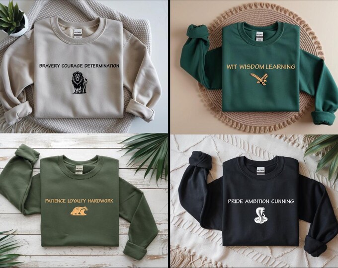 Wizarding School House Sweatshirt, Wizarding House Hoodies, Universal Vacation Sweatshirt, Wizard World Gift, Wizard House Alumni Sweatshirt