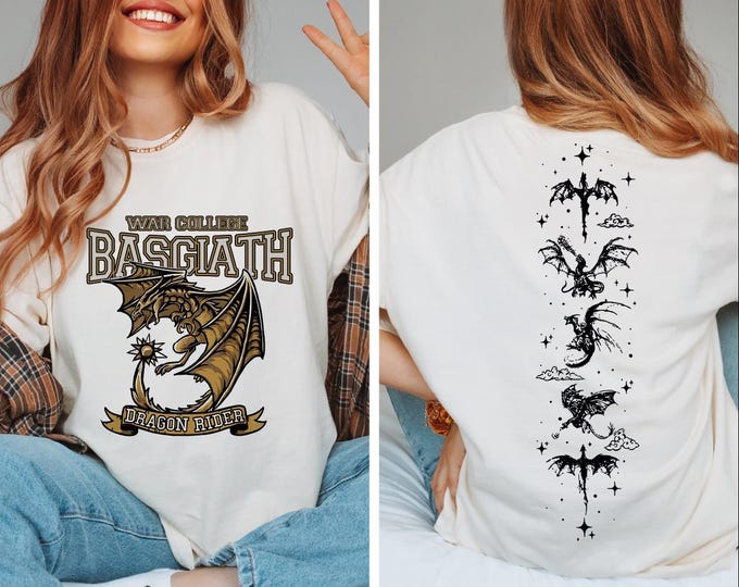 Dragon Rider Shirt, Basgiath War College Fourth Wing Comfort Colors, Xaden Riorson, Violet Sorrengail, Enemies to Lovers, Fantasy Book, BP