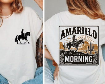 Amarillo By Morning Shirt, Amarillo Shirt, Country Shirt, Texas Shirt, Country Music Shirt, Western Shirt, Country Music , Cowboy Shirt, BP