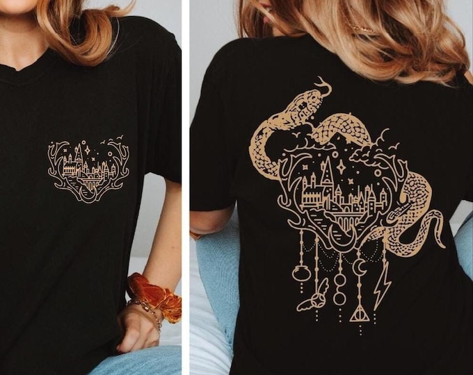 Personalized Magic Castle Shirt, Wizard School Shirt, Wizard House Shirt, Universal Studios, Magical Castle Shirt, Magical Tee, Slthrn, BP