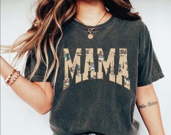 Hunting Mama Duck Shirt, Comfort Colors Mama Duck Hunting Shirt, Camo Mama Shirt, Hunting Season Mama Shirt, Mom Life Shirt, Mothers Day Tee