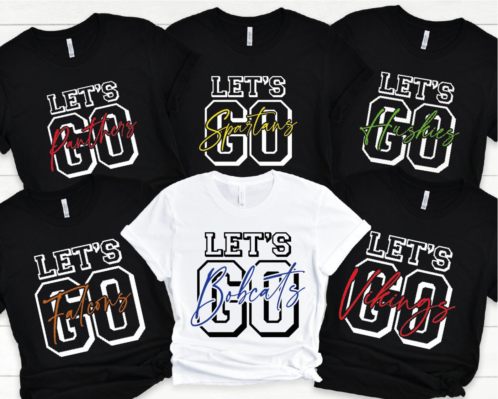 Custom Mascot Shirt, Let's Go Baseball Team Name, Custom Baseball ...