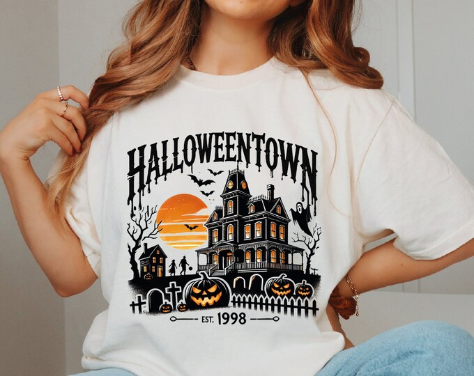 Halloweentown Est 1998 Shirt, Comfort Colors Halloweentown Shirt, Retro Halloweentown Shirt, Halloweentown University Tee,Halloweentown Gift