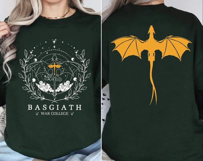 Basgiath War College Sweatshirt, Fourth Wing Hoodie, Dragon Rider, Violet Sorrengail, Xaden Riorson, Fly or Die,Riders, Rebecca Yoros, BP