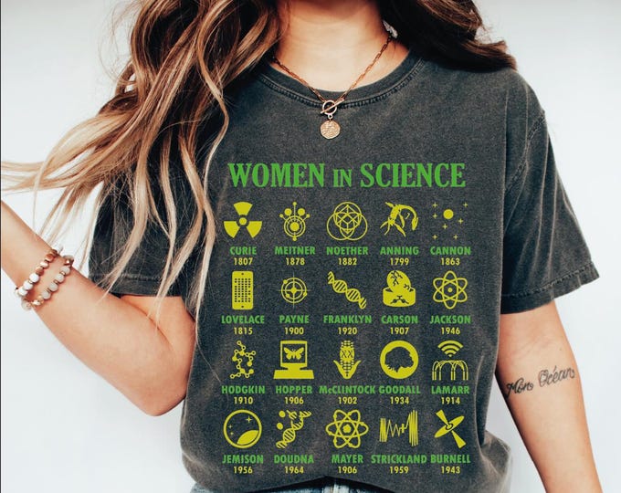 Personalized Woman In Science Shirt, Science Shirt, Brilliant Woman Of T-shirt, Scientist Shirts, Girl Scientist Shirts, Scientist Gift Tee