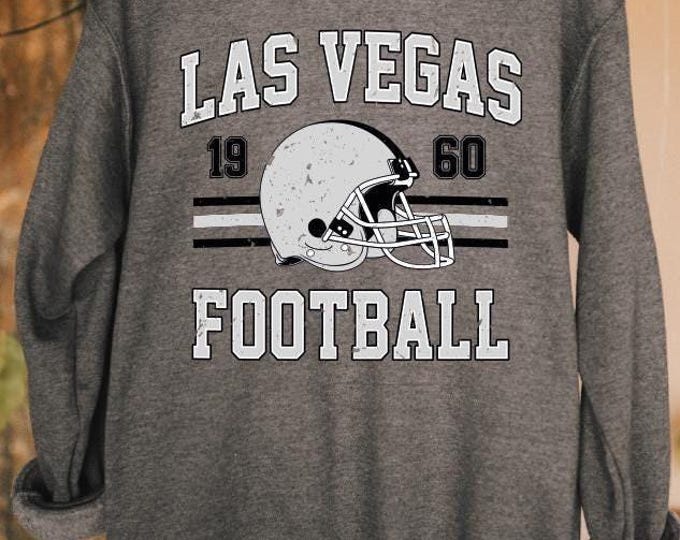 Las Vegas Football Vintage Style Sweatshirt, Retro Las Vegas Football Hoodie, Las Vegas Football Gift, Las Vegas Sweatshirt Gift
