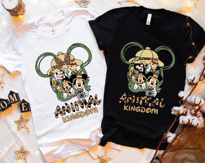 Disney Animal Kingdom Shirt, Mickey and Minnie Safari Shirt, Let's Go Wild Shirt, Disney Wild Trip Shirt, Disney Safari Shirt,Disney Family