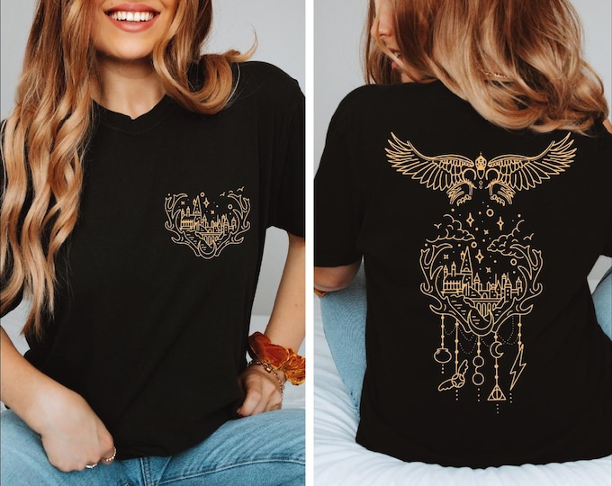 Personalized Magic Castle Shirt, Wizard School Shirt, Wizard House Shirt, Universal Studios, Magical Castle Shirt, Magical Tee, Rvnclw, BP