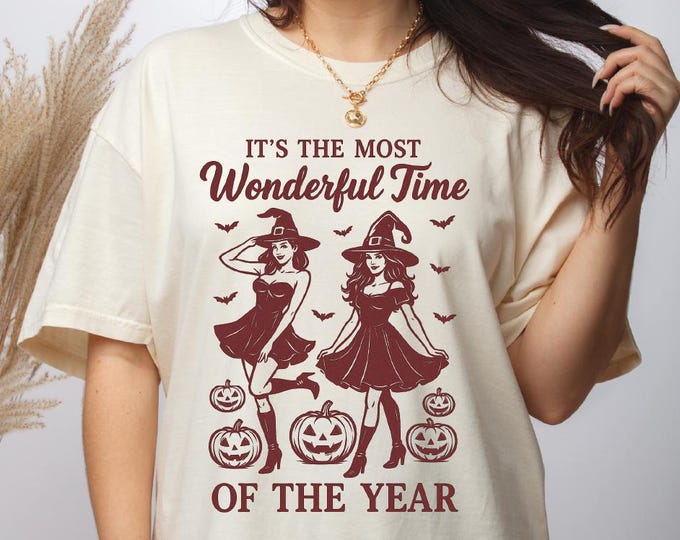 It's the Most Wonderful Time Of The Year Halloween Comfort Colors Shirt, Halloween Shirt, Cute Halloween Gift, Wonderful Time Of The Year