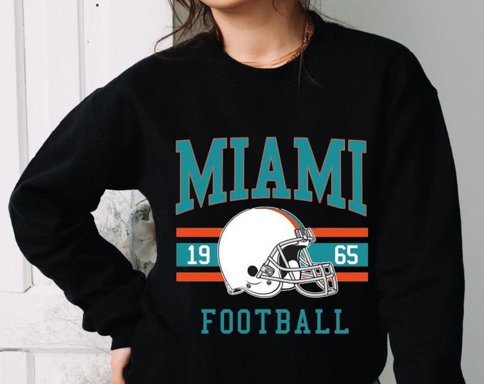 Miami Football Sweatshirt: Unisex Fan Apparel