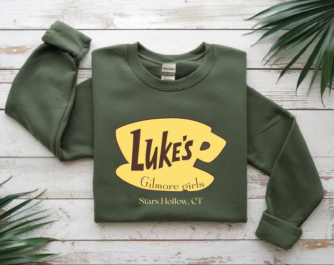 Retro Luke's Diner Sweatshirt, Stars Hollow Fall Hoodie, Annual Autumn Festival Sweater, Luke's Diner Coffee, Stars Hollow Gift for Girls