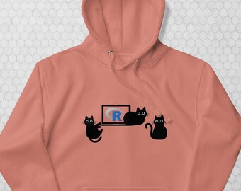 Moletom Coding Cats RStats, presente para cientista de dados