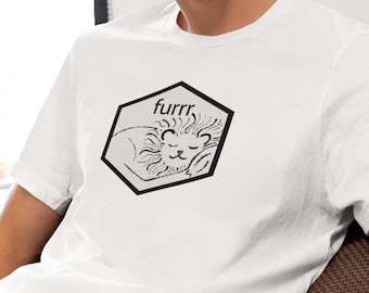 Camiseta RStats Furrr Cat, Camiseta para Cientista de Dados e Programador