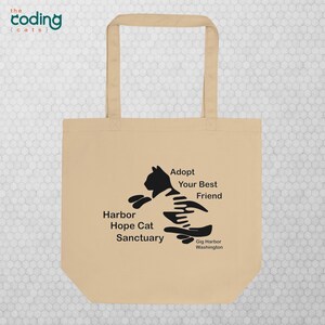 Harbor Hope Cat Rescue Adopt Your Best Friend Eco Tote Bag