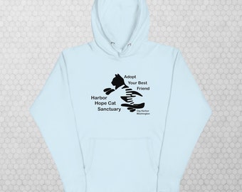 Moletom com Capuz Harbor Hope Cat Rescue - Adote um Amigo