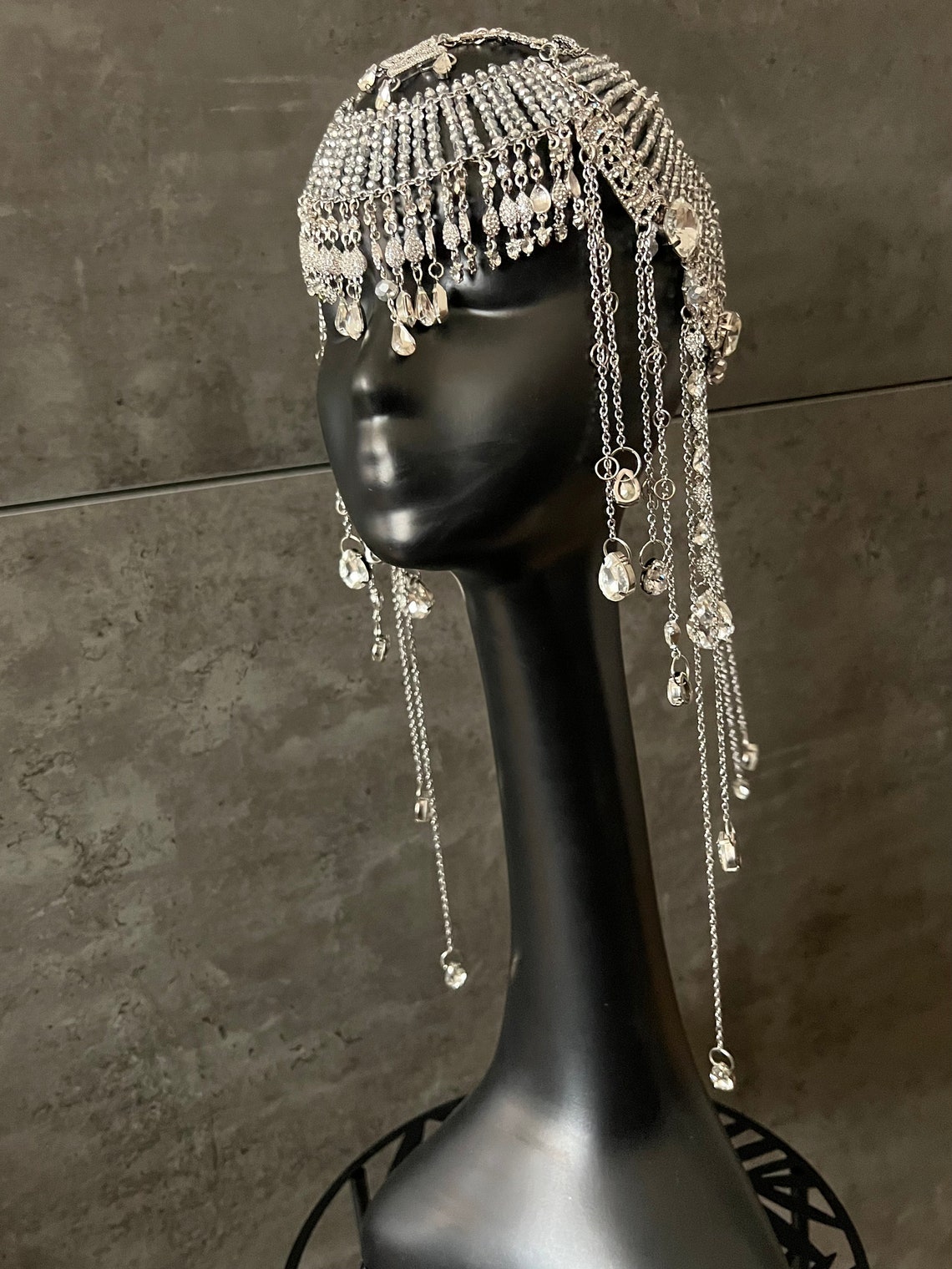 chain crown headpiece
