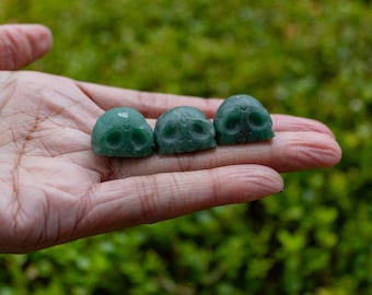 Anxiety Buddies Crânes en aventurine verte