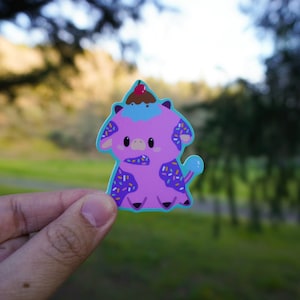 Ice Cream Cow Sticker