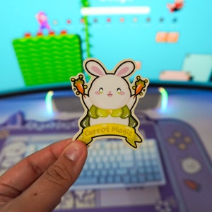 Bunny Carrot Magic Sticker