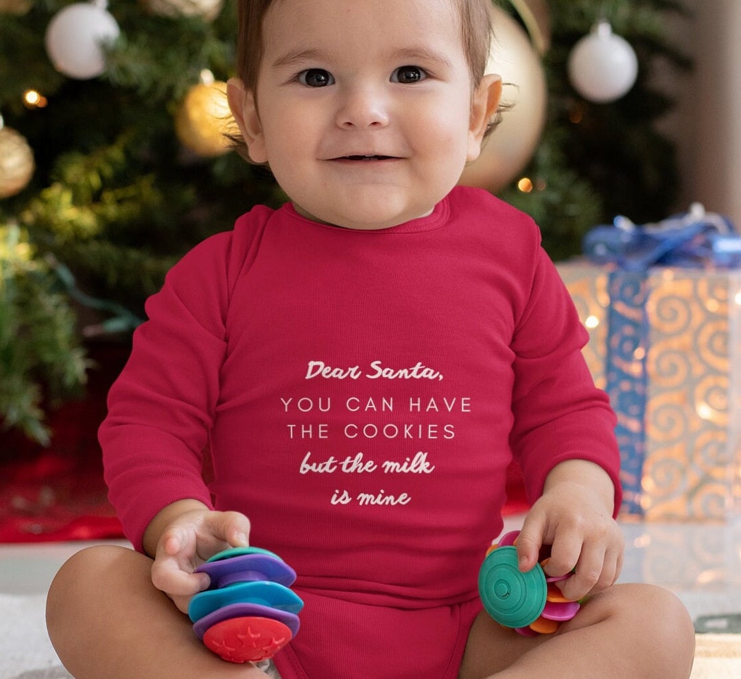 Dear Santa Baby Outfit Christmas Baby Outfit Funny Etsy