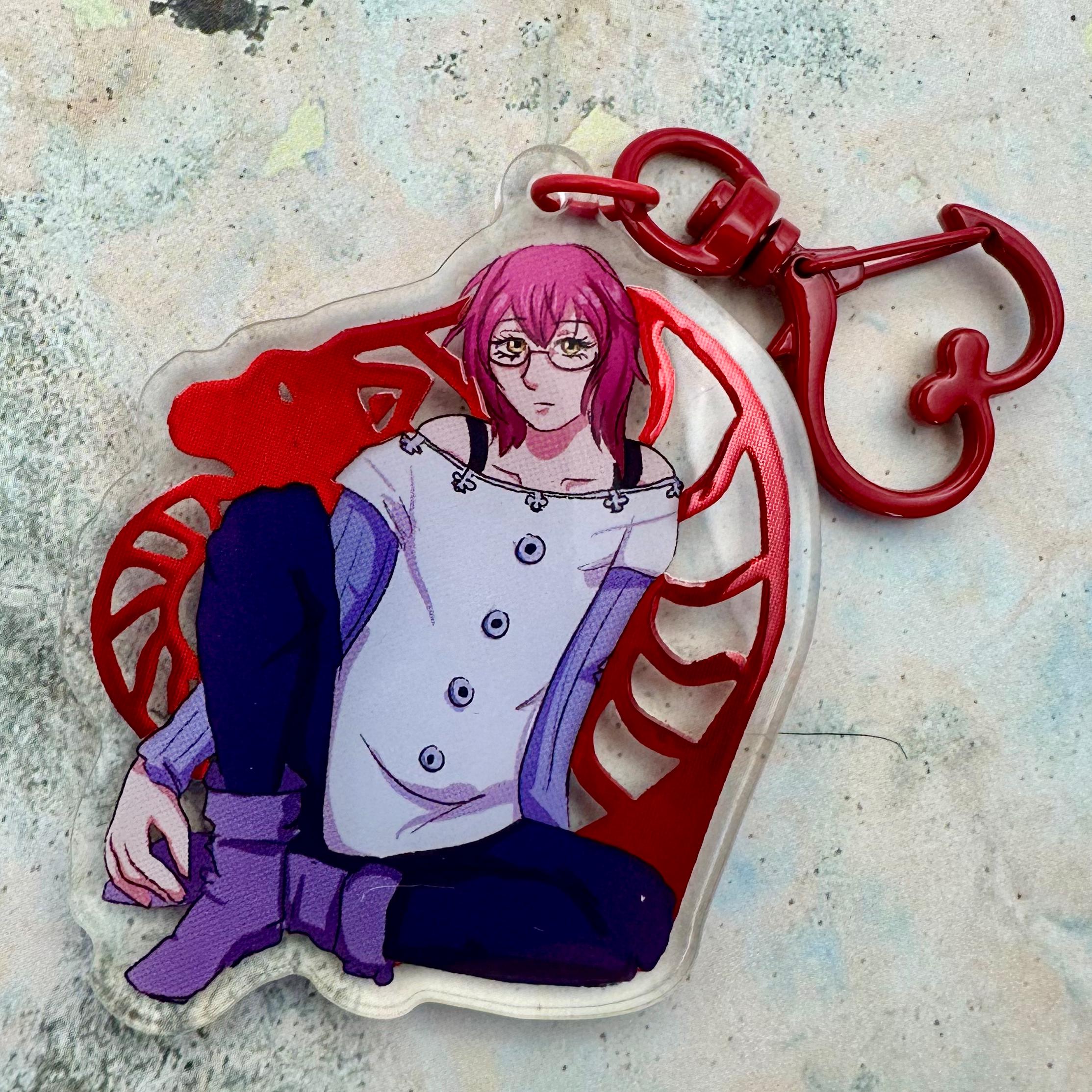 Merlin Frame Keychain 7DS Acrylic Keychain | Seven Deadly Sins | Foil Keychain | Ban, Escanor ...