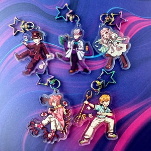TBHKのアクリルキーホルダーです。 2.5"。花子、八尋寧々、源コウ、みつば、土籠もり