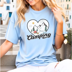Camping T-Shirt: Outdoor Lover Gift, Hiking Nature Shirt