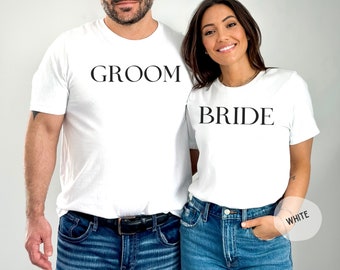 Bride And Groom Sweatshirt, Honeymoon Shirt, Just Married Gift, Matching Couple Sweatshirt, Engagement Gift Sweatshirt, Bridal Shower Gift