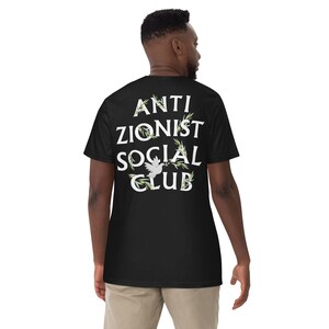 Anti Zionist Social Club Olive Tee Comfort Colors Heavyweight Cotton Tee