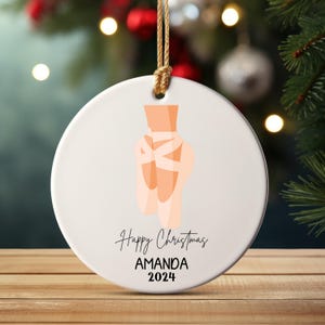 Personalized  Ballet  Ornament, Occupation Custom Ornament, Christmas Tree Ornaments Ballerina Ballet instructor   gift for Christmas