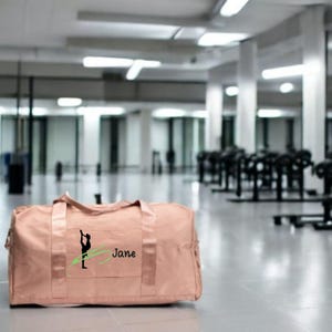 Bolsa de ginástica personalizada: bolsa de viagem ou academia com nome personalizado