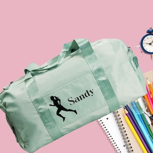 Personalisierte Reisetasche, Geschenke für sie, individuelle Name Duffle Bag für Schulkinder, individuelle Weekender-Tasche, Reisetasche, Schlaf über Ballett-Tasche