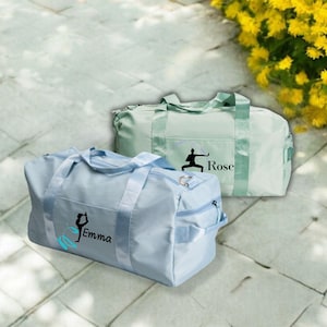 Bolsa de ginástica personalizada: nome personalizado para viagem de fim de semana