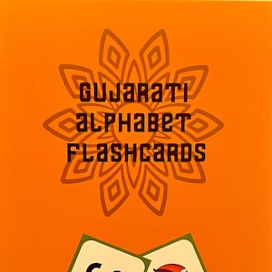 Gujarati Alphabet Karteikarten