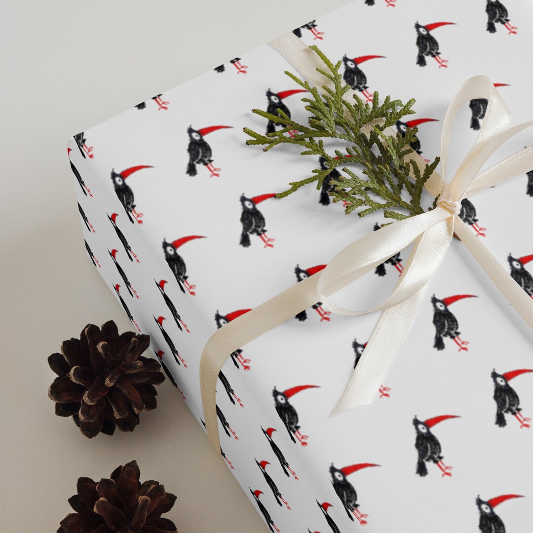 Cornish Chough Wrapping Paper Sheets - Etsy