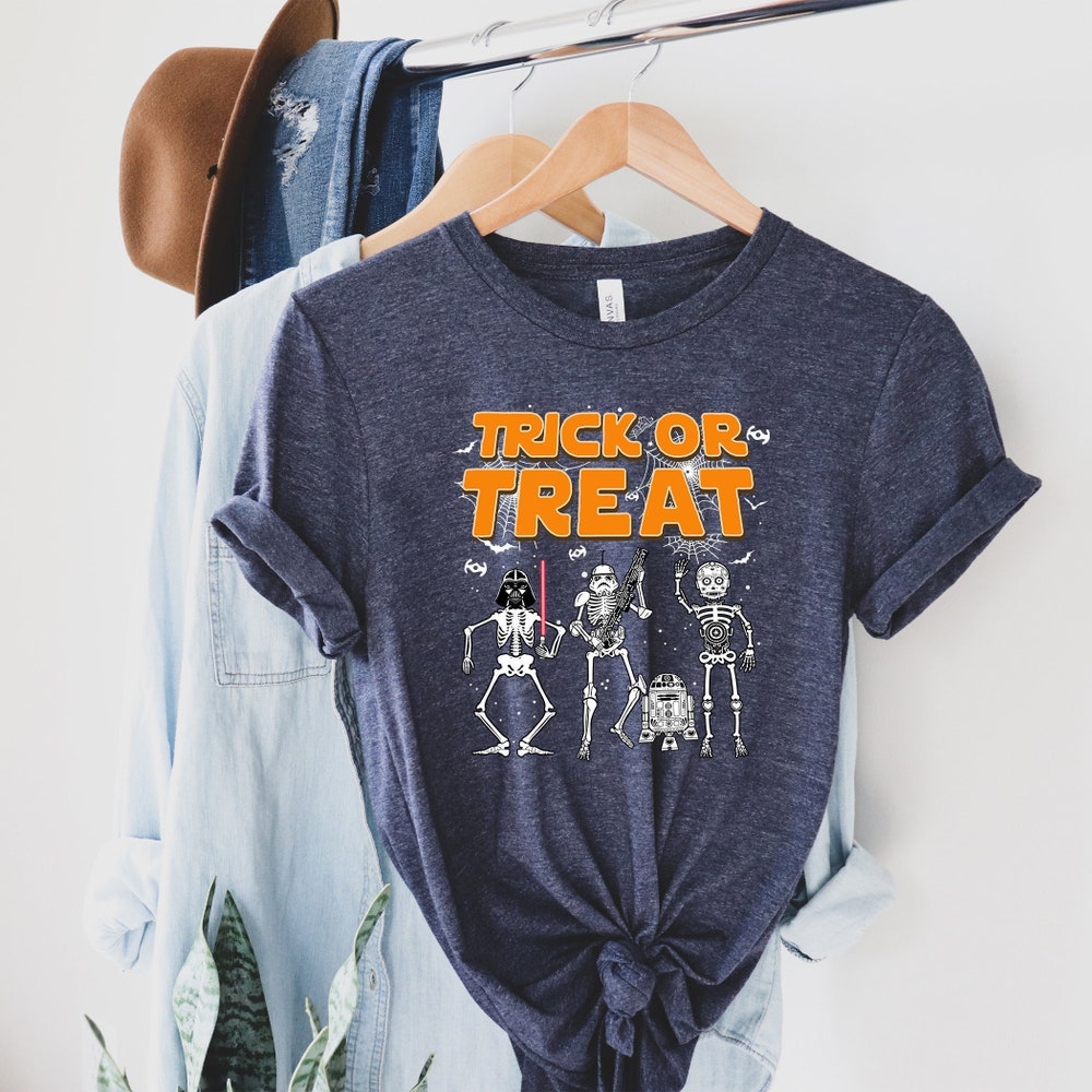 Star Wars Halloween Shirt, Trick Or Treat Halloween Shirt, Disney Halloween Shirt, Funny Halloween Tee, Halloween Family Tee, Halloween Gift Bespoketshirt